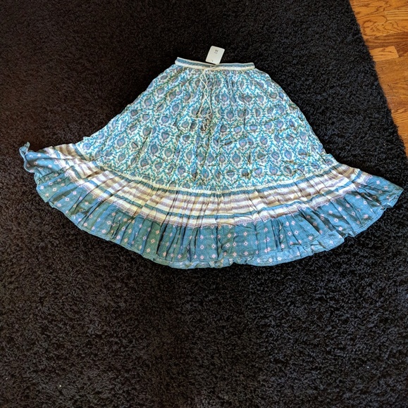 Turquoise Boho Skirt - Picture 7 of 7
